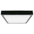 Plafoniera patrata cu senzor de miscare, Negru 30W, lumina neutra 4000K, IP44, 3000 lm, 420x420 mm