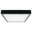 Plafoniera patrata cu senzor de miscare, Negru, 18W, lumina neutra 4000K, IP44, 1800 lm, 225x225 mm