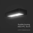 Lampa solara de exterior cu senzor 6 W, IP65, lumina neutra 4000K, Negru, 900 lm, 230 x 97 x 42.7 mm, Lithium