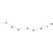 Instalatie luminoasa 10 led-uri, Clopotei metalici, Alb cald, lungime 1 m, IP20, baterie 2xAA