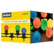 Instalatie luminoasa 10 becuri led, Multicolor, lungime 6 m, exterior IP44, 230V