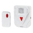 Sonerie wireless, 15 melodii, raza de actiune 50 m, IP44, Alb