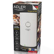 Rasnita electrica de cafea, Adler 150 W, 75 g, 2 lame inoxidabile, Alb
