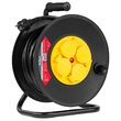 Prelungitor electric pe tambur 3X1.5mm, exterior IP44, lungime 25m, 4 prize Schuko cu capac