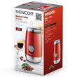 Rasnita electrica de cafea, putere 150W, 50 g, 2 lame inoxidabile, rosie