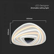 Plafoniera led, Dimabil, 120 W, 12800 lm, culoare lumina 3 in 1, IP20, 500 x 500 mm, Telecomanda