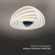 Plafoniera led, Dimabil, 120 W, 12800 lm, culoare lumina 3 in 1, IP20, 500 x 500 mm, Telecomanda