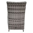 Set mobilier de gradina 4 scaune si o masa, 150 kg, cu perne