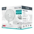 Ventilator de masa, 3 viteze, Teesa Alb, 35 W, Diametru 34 cm