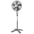 Ventilator cu picior si telecomanda, 8 viteze, Timer, Gri, 55 W, Miscare de oscilatie, Inaltime reglabila 135 cm, Diametru 42.5 cm
