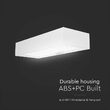 Lampa solara de exterior 6 W, IP65, lumina neutra 4000K, Alb, 900 lm, 230 x 97 x 42.7 mm, Lithium