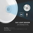 Plafoniera led cu senzor de miscare, lumina naturala 4000K, 900 lm, 12 W, 220-240V