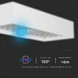 Lampa solara de exterior 6 W, IP65, lumina neutra 4000K, Alb, 900 lm, 230 x 97 x 42.7 mm, Lithium