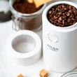Rasnita electrica de cafea, Adler 150 W, 75 g, 2 lame inoxidabile, Alb