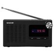 Radio portabil FM, antena telescopica, 1.2W, USB, Intrare audio Jack 3.5 mm, suprafata cauciucata