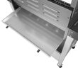 Gratar cu 3 arzatoare pe gaz, 10.8 kW, Teesa BBQ, Inox/Fonta, Otel, 4 x roti