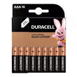Set 18 baterii alcaline Duracell, AAA, marime LR03, 1.5 V