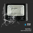 Proiector led cu incarcare solara 20W, 6000K, 1650 lm, telecomanda, 205 x 50 x 238 mm