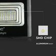 Proiector led cu incarcare solara 20W, 6000K, 1650 lm, telecomanda, 205 x 50 x 238 mm