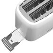 Prajitor de paine cu 7 niveluri de rumenire, 2 felii, 750 W, Alb