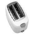 Prajitor de paine cu 7 niveluri de rumenire, 2 felii, 750 W, Alb