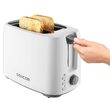 Prajitor de paine cu 7 niveluri de rumenire, 2 felii, 750 W, Alb