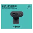 Camera web Logitech HD, 1280 x 720 pixeli,microfon incorporat, suport universal