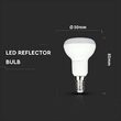 BEC LED R50 E14 4.8W 4000K ALB NEUTRU, CIP SAMSUNG