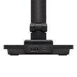 Lampa de birou cu lumina de veghe, metal, negru, USB, 10 W, 11.5 x 41.2 x 37 cm