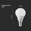 Bec led P45, E14, putere 4.5W, 3000K Alb cald, CIP Samsung