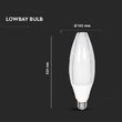 BEC LED E40 60W 6500K ALB RECE, CIP SAMSUNG