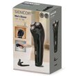 Aparat de ras cu acumulator, 3 capete rotative, oscilante, cutite Inox, 50 min, Motor silentios 3W