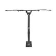 Suport perete 23"-55", Mobil, negru, max 30 kg, VESA 200 x 200 pana la 400 x 400