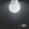 Bec led P45, E14, putere 4.5W, 3000K Alb cald, CIP Samsung