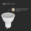 Bec led spot GU10, putere 6W, 6400K Alb rece, CIP Samsung