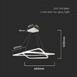 Candelabru led 50W, Dimabil, Lumina calda 3000K, 600 x 600 x 1200 mm