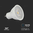 Bec led spot GU10, putere 6W, 6400K Alb rece, CIP Samsung