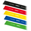 Set 5 benzi elastice latex, 5 culori, 2-18 kg, Lungime 60 cm