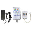 Kit banda led SMD5050, 5m, 24V, RGB, IP65, controller, telecomanda, alimentator