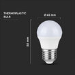 Bec led, forma G45, E27, putere 4.5W, 6500K Alb rece, CIP Samsung
