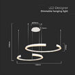 Candelabru led 50W, Dimabil, Lumina neutra 4000K, 1100 x 800 x 1200 mm