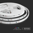 Kit banda led SMD5050, 5m, 24V, RGB, IP65, controller, telecomanda, alimentator