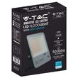 Proiector cu senzor de lumina, 50 W, 6400K, 5000 lm, IP65