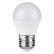 Bec led, forma G45, E27, putere 4.5W, 3000K Alb cald, CIP Samsung