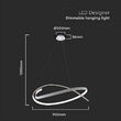 Candelabru led 48W, Dimabil, Lumina calda 3000K, 800 x 1200 mm