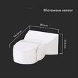 Senzor de miscare, Alb, 360 grade, max 300W, IP20, detectare 15 m, 119.5x80x51.5 mm