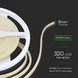 Banda led COB 24V, culoare Verde, IP67