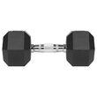 Set 2 gantere din fonta cauciucata 2 x 12 Kg