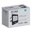 Proiector cu senzor de miscare, 30 W, 6400K, 2340 lm, IP65, Aluminiu