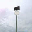 Proiector led cu incarcare solara 15 W, 1200 lm, 6400K, IP65, Aluminiu, Alb